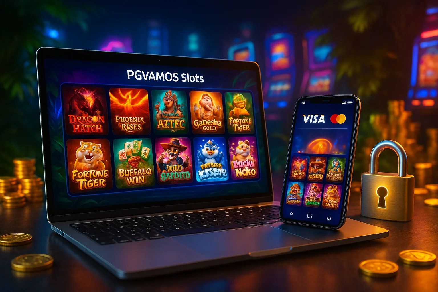 Explore o mundo das slot machines no PGVAMOS Casino